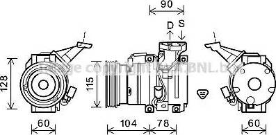 Ava Quality Cooling TOK609 - Compresseur, climatisation cwaw.fr