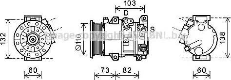 Ava Quality Cooling TOK685 - Compresseur, climatisation cwaw.fr