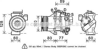 Ava Quality Cooling TOK681 - Compresseur, climatisation cwaw.fr