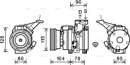 Ava Quality Cooling TOK633 - Compresseur, climatisation cwaw.fr