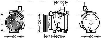 Ava Quality Cooling TOK754 - Compresseur, climatisation cwaw.fr