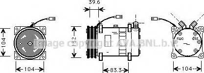 Ava Quality Cooling UVAK094 - Compresseur, climatisation cwaw.fr