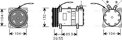 Ava Quality Cooling UVAK045 - Compresseur, climatisation cwaw.fr