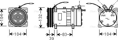 Ava Quality Cooling UVAK052 - Compresseur, climatisation cwaw.fr