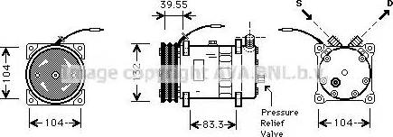 Ava Quality Cooling UVAK057 - Compresseur, climatisation cwaw.fr