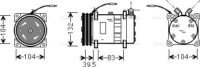 Ava Quality Cooling UVAK035 - Compresseur, climatisation cwaw.fr