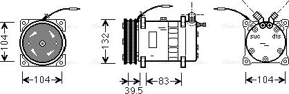 Ava Quality Cooling UVAK077 - Compresseur, climatisation cwaw.fr