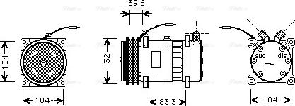 Ava Quality Cooling UVAK111 - Compresseur, climatisation cwaw.fr