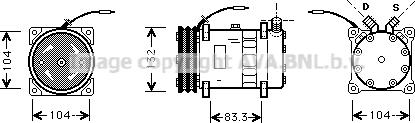 Ava Quality Cooling UVK045 - Compresseur, climatisation cwaw.fr