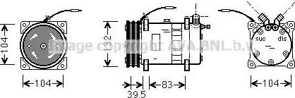 Ava Quality Cooling UVK077 - Compresseur, climatisation cwaw.fr