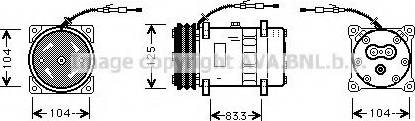 Ava Quality Cooling UVK107 - Compresseur, climatisation cwaw.fr