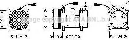 Ava Quality Cooling UVK121 - Compresseur, climatisation cwaw.fr