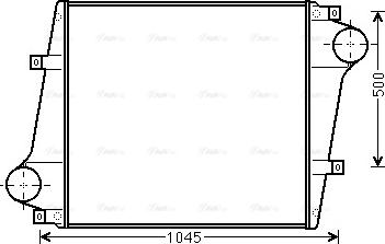 Ava Quality Cooling VL4050 - Intercooler, échangeur cwaw.fr