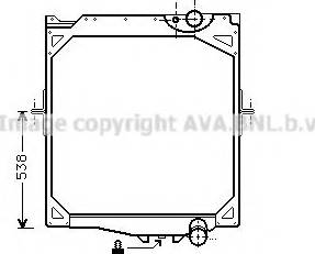 Ava Quality Cooling VLA2020 - Radiateur, refroidissement du moteur cwaw.fr