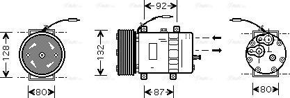 Ava Quality Cooling VLAK030 - Compresseur, climatisation cwaw.fr