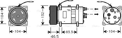 Ava Quality Cooling VLAK026 - Compresseur, climatisation cwaw.fr