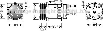 Ava Quality Cooling VLK080 - Compresseur, climatisation cwaw.fr