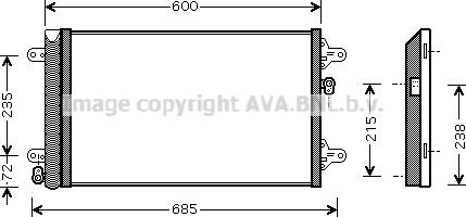 Ava Quality Cooling VN5183D - Condensateur, climatisation cwaw.fr