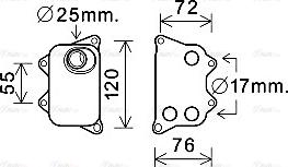 Ava Quality Cooling VN3390 - Radiateur d'huile cwaw.fr