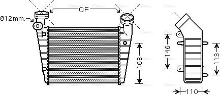 Ava Quality Cooling VNA4216 - Intercooler, échangeur cwaw.fr