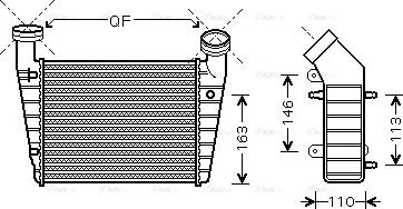 Ava Quality Cooling VNA4238 - Intercooler, échangeur cwaw.fr