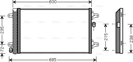 Ava Quality Cooling VNA5183D - Condensateur, climatisation cwaw.fr