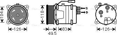 Ava Quality Cooling VNAK303 - Compresseur, climatisation cwaw.fr