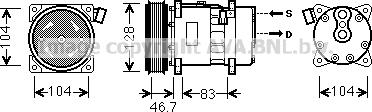 Ava Quality Cooling VNK309 - Compresseur, climatisation cwaw.fr