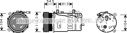 Ava Quality Cooling VNK280 - Compresseur, climatisation cwaw.fr