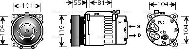 Ava Quality Cooling VNK270 - Compresseur, climatisation cwaw.fr