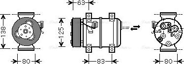 Ava Quality Cooling VOAK120 - Compresseur, climatisation cwaw.fr