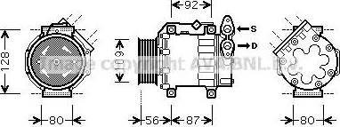 Ava Quality Cooling VOK188 - Compresseur, climatisation cwaw.fr