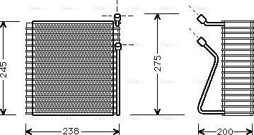 Ava Quality Cooling VO V091 - Évaporateur climatisation cwaw.fr