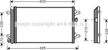 Ava Quality Cooling VW5183D - Condensateur, climatisation cwaw.fr