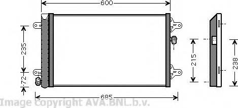 Ava Quality Cooling VW 5183 - Condensateur, climatisation cwaw.fr