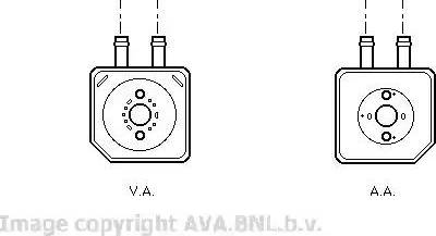 Ava Quality Cooling VW 3086 - Radiateur d'huile cwaw.fr