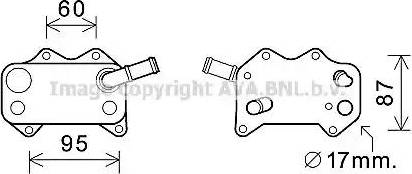 Ava Quality Cooling VW3329 - Radiateur d'huile cwaw.fr