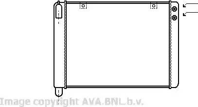 Ava Quality Cooling VW 2033 - Radiateur, refroidissement du moteur cwaw.fr