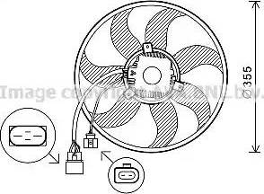 Ava Quality Cooling VW7534 - Ventilateur, refroidissement du moteur cwaw.fr