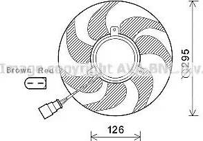 Ava Quality Cooling VW7535 - Ventilateur, refroidissement du moteur cwaw.fr