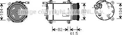 Ava Quality Cooling VW K167 - Compresseur, climatisation cwaw.fr