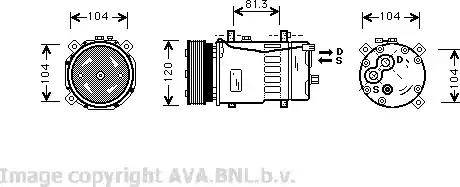 Ava Quality Cooling VW K049 - Compresseur, climatisation cwaw.fr