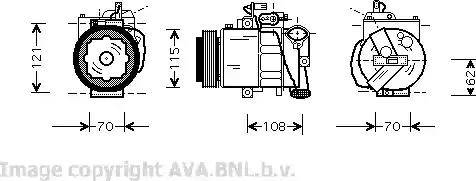 Ava Quality Cooling VW K064 - Compresseur, climatisation cwaw.fr