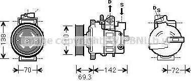 Ava Quality Cooling VWK318 - Compresseur, climatisation cwaw.fr