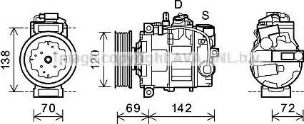 Ava Quality Cooling VWK321 - Compresseur, climatisation cwaw.fr