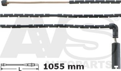 AVS Autoparts 340798 - Contact d'avertissement, usure des plaquettes de frein cwaw.fr