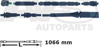 AVS Autoparts 340703 - Contact d'avertissement, usure des plaquettes de frein cwaw.fr