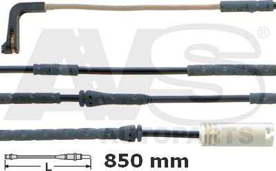 AVS Autoparts 340732 - Contact d'avertissement, usure des plaquettes de frein cwaw.fr