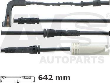 AVS Autoparts 340771 - Contact d'avertissement, usure des plaquettes de frein cwaw.fr