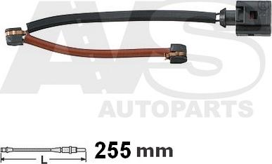 AVS Autoparts 341310 - Contact d'avertissement, usure des plaquettes de frein cwaw.fr